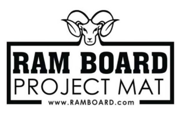 Trademark Logo RAM BOARD PROJECT MAT WWW.RAMBOARD.COM