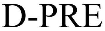Trademark Logo D-PRE
