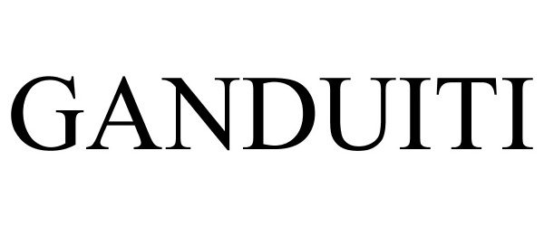 Trademark Logo GANDUITI