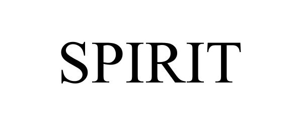 Trademark Logo SPIRIT