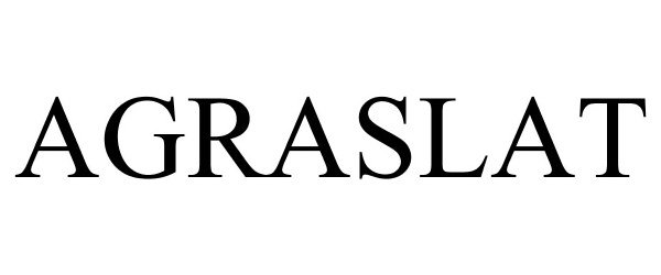 Trademark Logo AGRASLAT