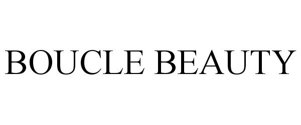 Trademark Logo BOUCLE BEAUTY