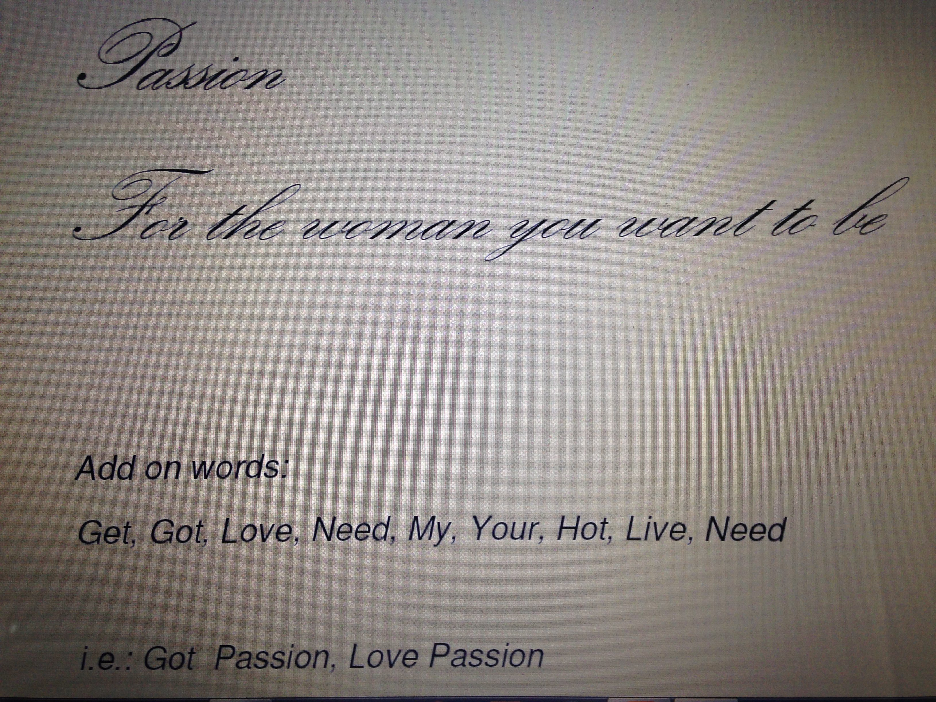 PASSION