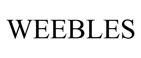 Trademark Logo WEEBLES