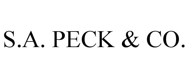  S.A. PECK &amp; CO.