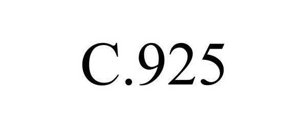 Trademark Logo C.925