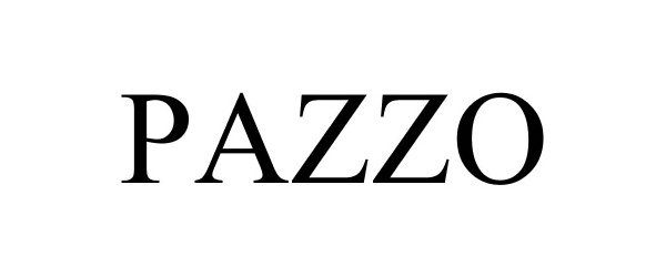 Trademark Logo PAZZO
