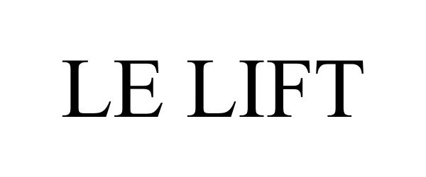 Trademark Logo LE LIFT