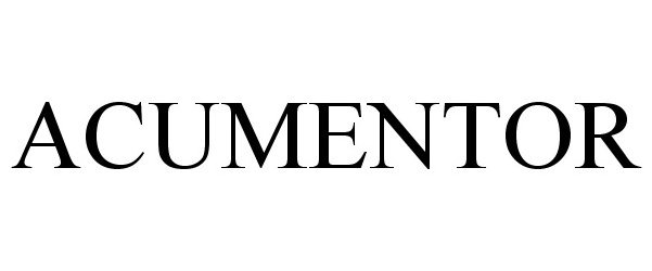 Trademark Logo ACUMENTOR