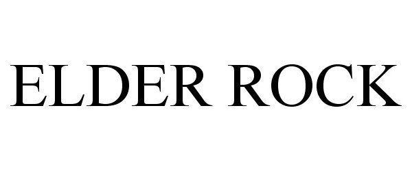 Trademark Logo ELDER ROCK