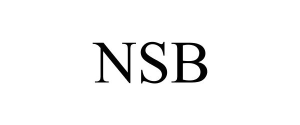 Trademark Logo NSB