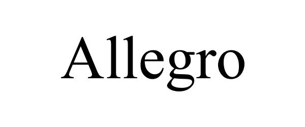 Trademark Logo ALLEGRO