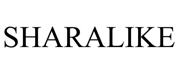 Trademark Logo SHARALIKE