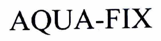 Trademark Logo AQUA-FIX