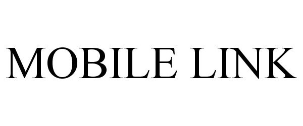 Trademark Logo MOBILE LINK