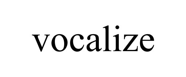 Trademark Logo VOCALIZE