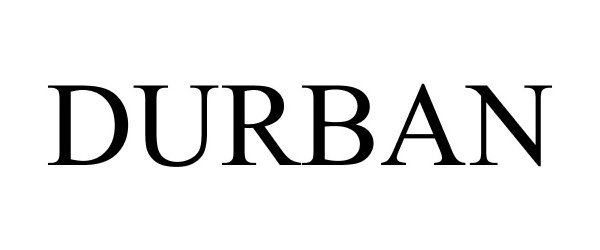 Trademark Logo DURBAN