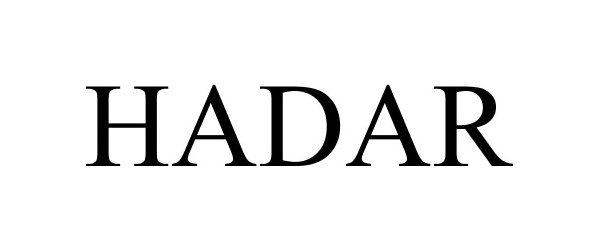 Trademark Logo HADAR