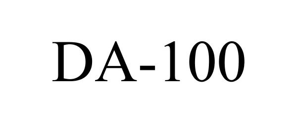 Trademark Logo DA-100