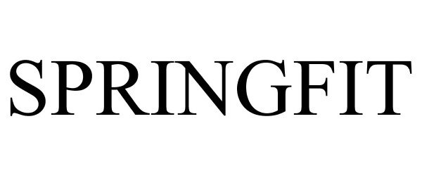 Trademark Logo SPRINGFIT