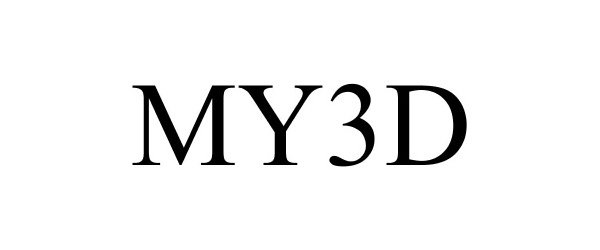 Trademark Logo MY3D