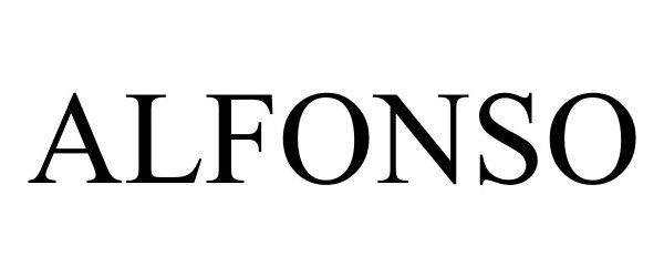 Trademark Logo ALFONSO