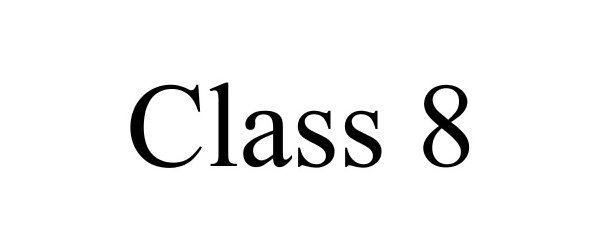 Trademark Logo CLASS 8