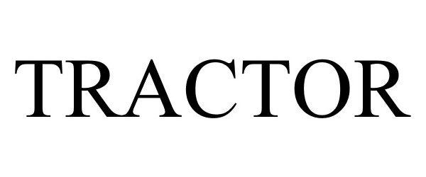 Trademark Logo TRACTOR