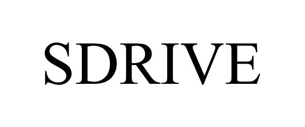 Trademark Logo SDRIVE