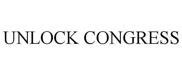 Trademark Logo UNLOCK CONGRESS