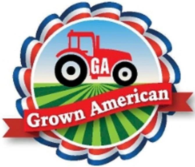 Trademark Logo GA GROWN AMERICAN