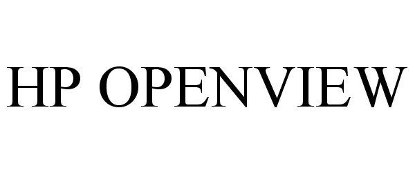 Trademark Logo HP OPENVIEW
