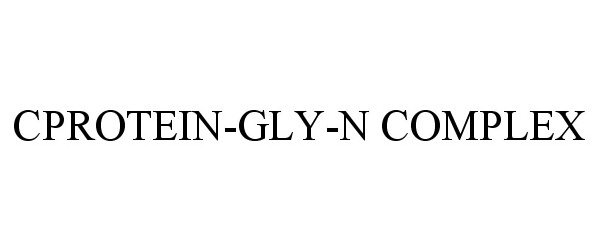  CPROTEIN-GLY-N COMPLEX