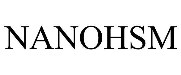 Trademark Logo NANOHSM