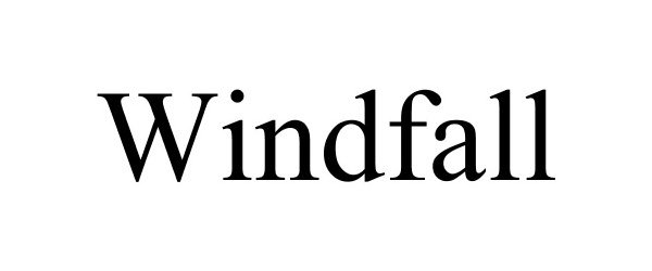 Trademark Logo WINDFALL
