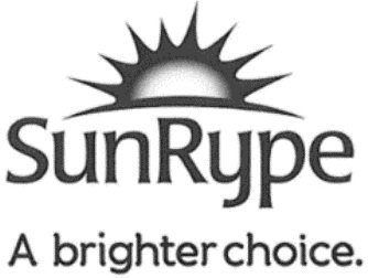 Trademark Logo SUNRYPE A BRIGHTER CHOICE.