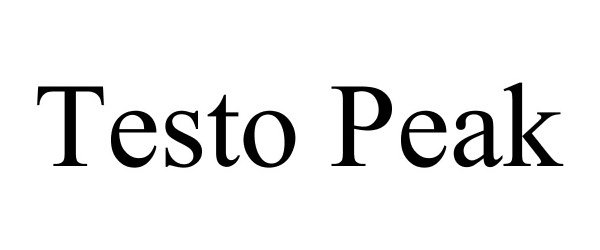 Trademark Logo TESTO PEAK