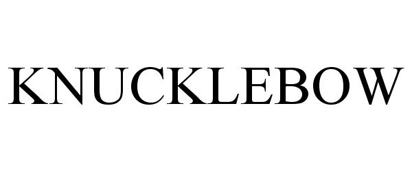 Trademark Logo KNUCKLEBOW