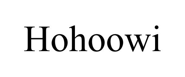  HOHOOWI