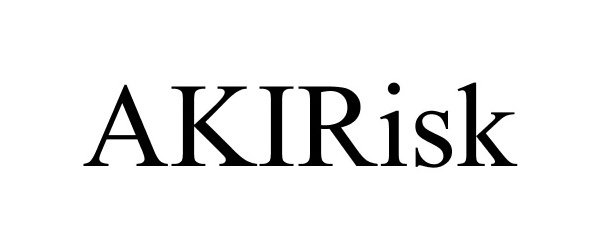 Trademark Logo AKIRISK