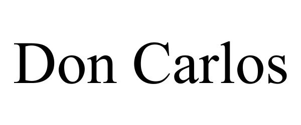 Trademark Logo DON CARLOS