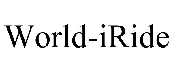 Trademark Logo WORLD-IRIDE