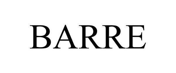 Trademark Logo BARRE