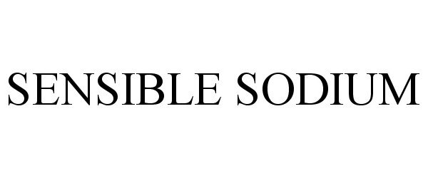 Trademark Logo SENSIBLE SODIUM