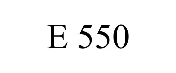 Trademark Logo E 550