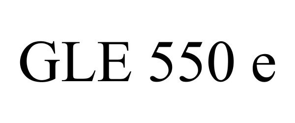  GLE 550 E