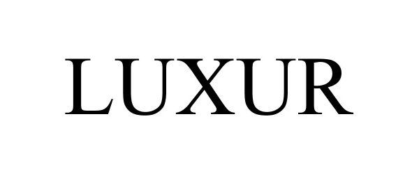 Trademark Logo LUXUR