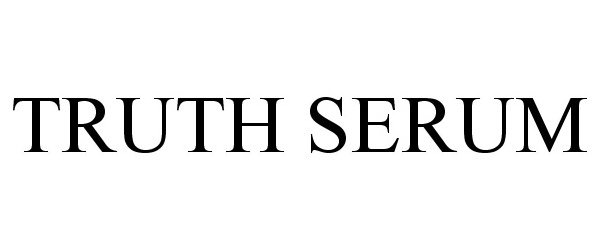 Trademark Logo TRUTH SERUM