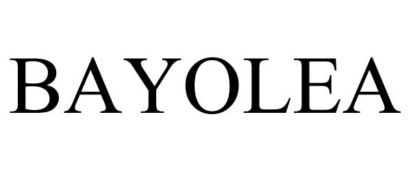 Trademark Logo BAYOLEA