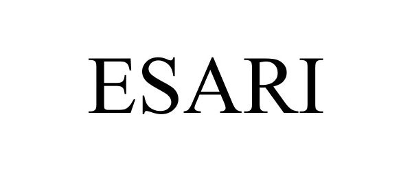 Trademark Logo ESARI